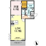 ヴィラシオン瀬川の間取り画像