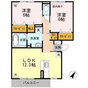 オッツ春日の間取り画像