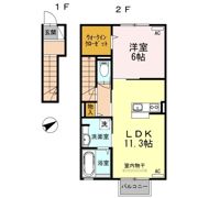 Dーroom ひまわりの間取り画像