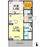 D-room中二十町の間取り画像