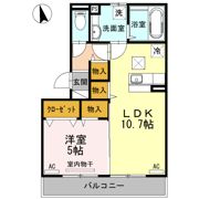 ルナージュ A棟の間取り画像