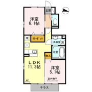 ヴァン・フレ吉野の間取り画像