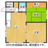 ハイツ蘭の間取り画像