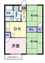 サンヒルズ横井上の間取り画像
