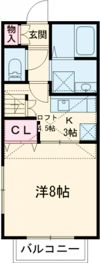 アヴァンセ岩切弐番館の間取り画像