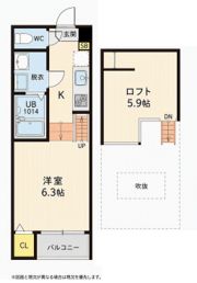 アールグレイス石橋の間取り画像