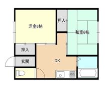 甲斐アパートの間取り画像