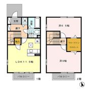 ボナール Bの間取り画像