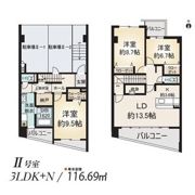 OSM植田弐番館の間取り画像