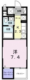 クレセールの間取り画像