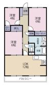 エンデバーひくまの間取り画像