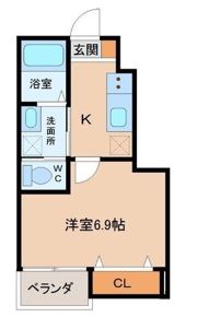 Prive装束（プリブショウゾク）の間取り画像