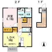 アンジュCの間取り画像