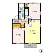 サンボナール IWAIの間取り画像