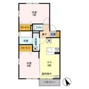 ソレーユ Bの間取り画像