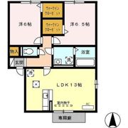 アーデ フライア Dの間取り画像