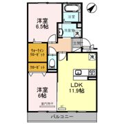 ラヴィベル彦根の間取り画像