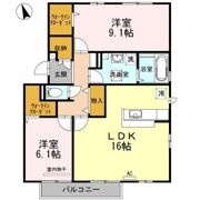 リビングタウン湖山 C棟の間取り画像