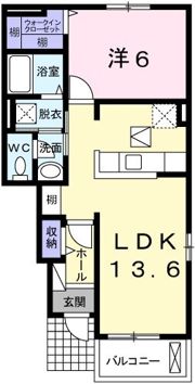 エリーゼの間取り画像