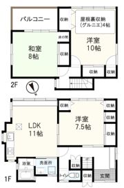 ペット健康館 青梅羽村 デザイナーズリノベ戸建の間取り画像