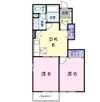 プリムロードBの間取り画像