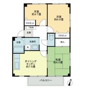 フォブールソレイユBの間取り画像