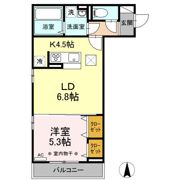 Dーroom中倉の間取り画像