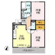 ミルホイール Ⅴの間取り画像