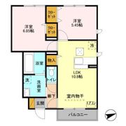 サザンハート吉岡 A棟の間取り画像