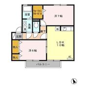 ベルセーヌ Aの間取り画像