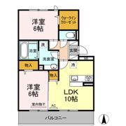 イリス Aの間取り画像