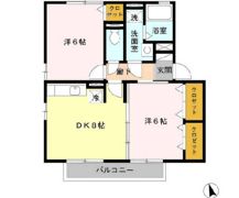 フルール・プリムヴェール B棟の間取り画像
