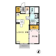 モナリエTOKUDAの間取り画像