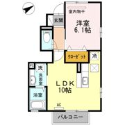 ディアス下伊敷の間取り画像