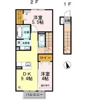 サニーハイツの間取り画像