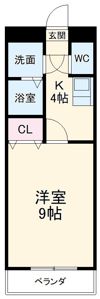 フィオーレ関田の間取り画像