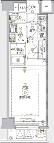 クレヴィスタ練馬平和台の間取り画像