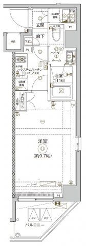 クレヴィスタ練馬平和台の間取り画像