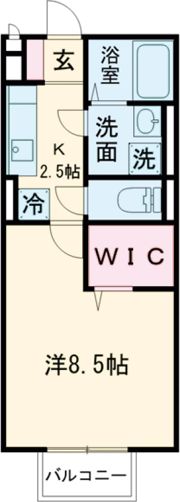 エルクレールESTIの間取り画像