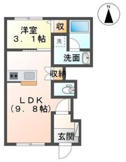 ディベロップ富田の間取り画像