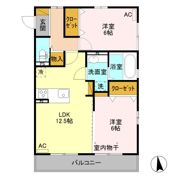 リッフェル高崎の間取り画像