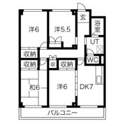 カーサ東田面の間取り画像