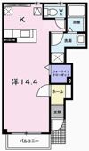 サニーパレスDの間取り画像
