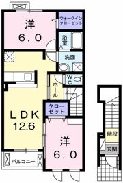 レジデンスヒルの間取り画像