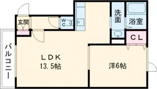 レインボーハウス楠ヶ丘Ⅲの間取り画像