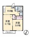 北浦コーポの間取り画像
