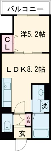 クリエオーレ藤阪元町の間取り画像