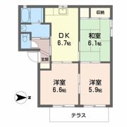 メイプルタウンⅡの間取り画像