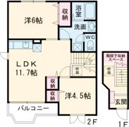 グレイスコートの間取り画像