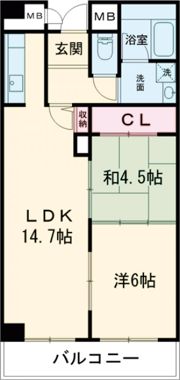 エルソレーユの間取り画像